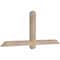 Ekena Millwork Eugene Smooth Timber Gable Bracket, Douglas Fir, 60"W x 25"H x 3 1/2"D x 3 1/2"F, 10/12 Pitch GBW060X25X0404EUG00SDF - alternate 2